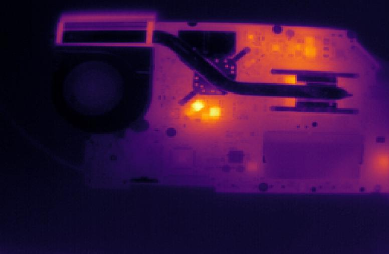 Termowizja płyty głównej — Diagnostyka płyty